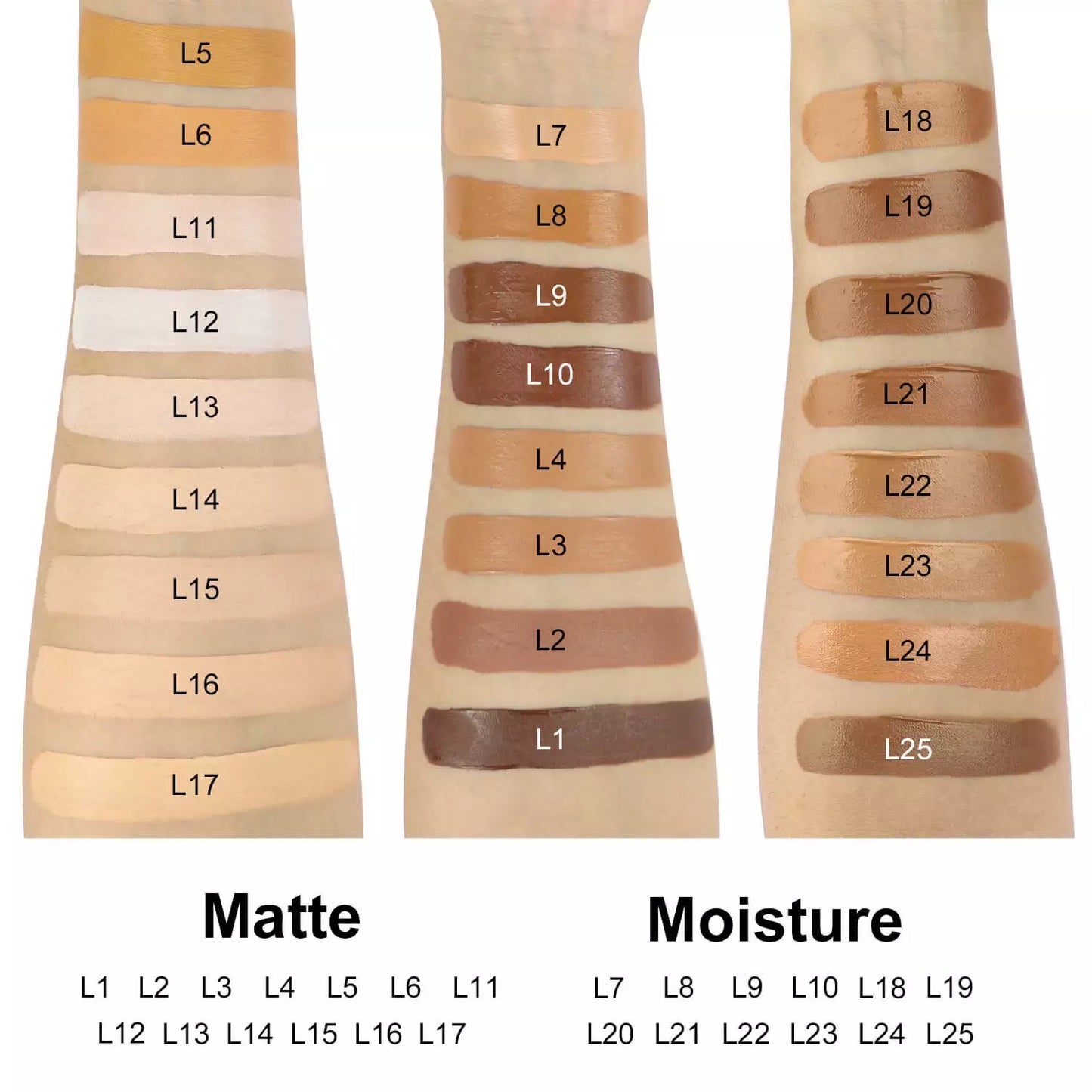 Luxury Foundation | Oil-Free, Matte, 24-Hour Waterproof Wear