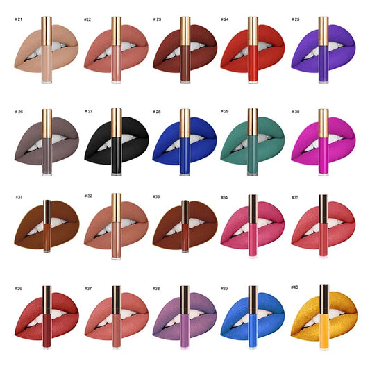 Waterproof Matte Liquid Lipsticks | Customizable Lip Line